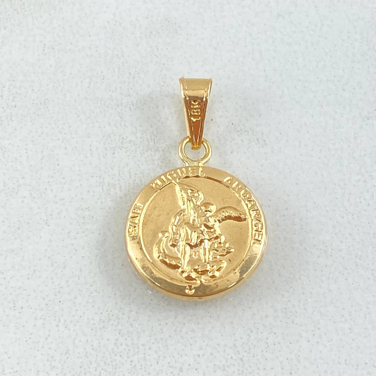 Pendant Saint Michael Archangel 0.7gr / 2cm / 18K Yellow Gold ©