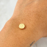 Herraje San Benito 0.4gr / 1/4 in / Oro Amarillo 18K *