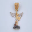 Pendant San Miguel Archangel 4.95gr / 3.8cm / Three Golds 18K $