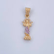Pendant 1.8gr / 2.8cm (1.1in) / 18K Gold &
