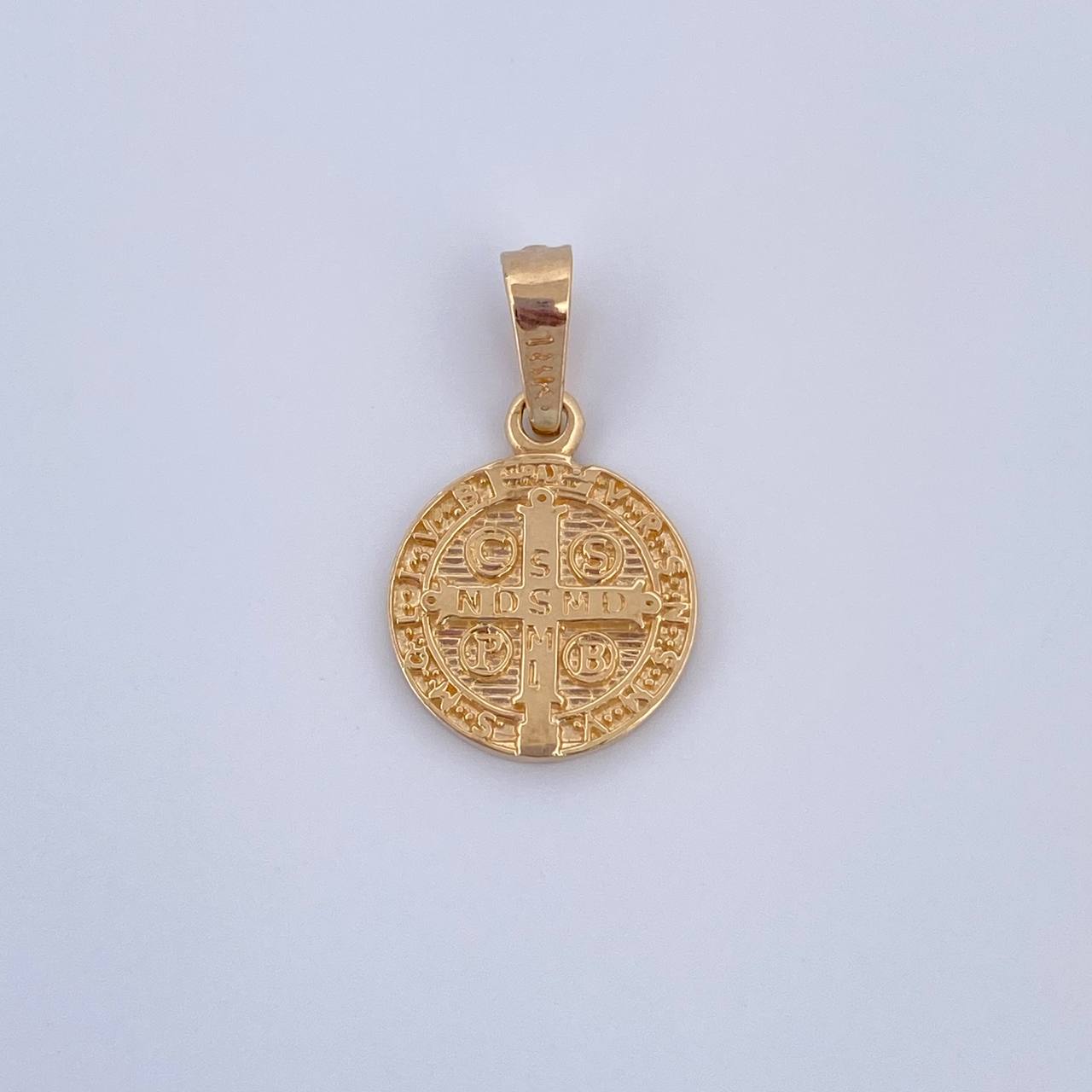 Pendant San Benito 1.7gr / 2cm / Smooth Yellow Gold 18K $