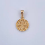 Pendant San Benito 1.7gr / 2cm / Smooth Yellow Gold 18K $