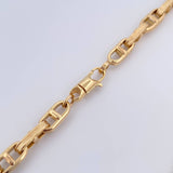 Flat Mariner Chain Rustic 31.6gr / 62cm / 6.5mm Yellow Gold 18K $