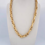 Flat Mariner Chain Rustic 31.6gr / 62cm / 6.5mm Yellow Gold 18K $