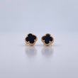 Topos Trebol 1.95gr / Onix Negra Oro Amarillo 18K $