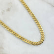 Cuban Links infinito 24.95gr / 60cm / 6.3mm white zircons Yellow Gold +2 18K *