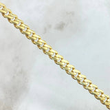 Cuban Links infinito 24.95gr / 60cm / 6.3mm white zircons Yellow Gold +2 18K *