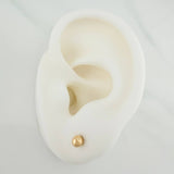 Topos Bola Lisa 0.55 g / 4 mm Oro Amarillo 18K