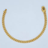 Cuban Links Bracelet Infinity 7.2gr / 8.3in / 18K Gold $