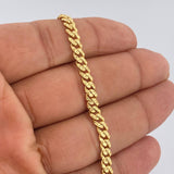 Cuban Links Bracelet Infinity 7.2gr / 8.3in / 18K Gold $