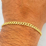 Cuban Links Bracelet Infinity 7.2gr / 8.3in / 18K Gold $