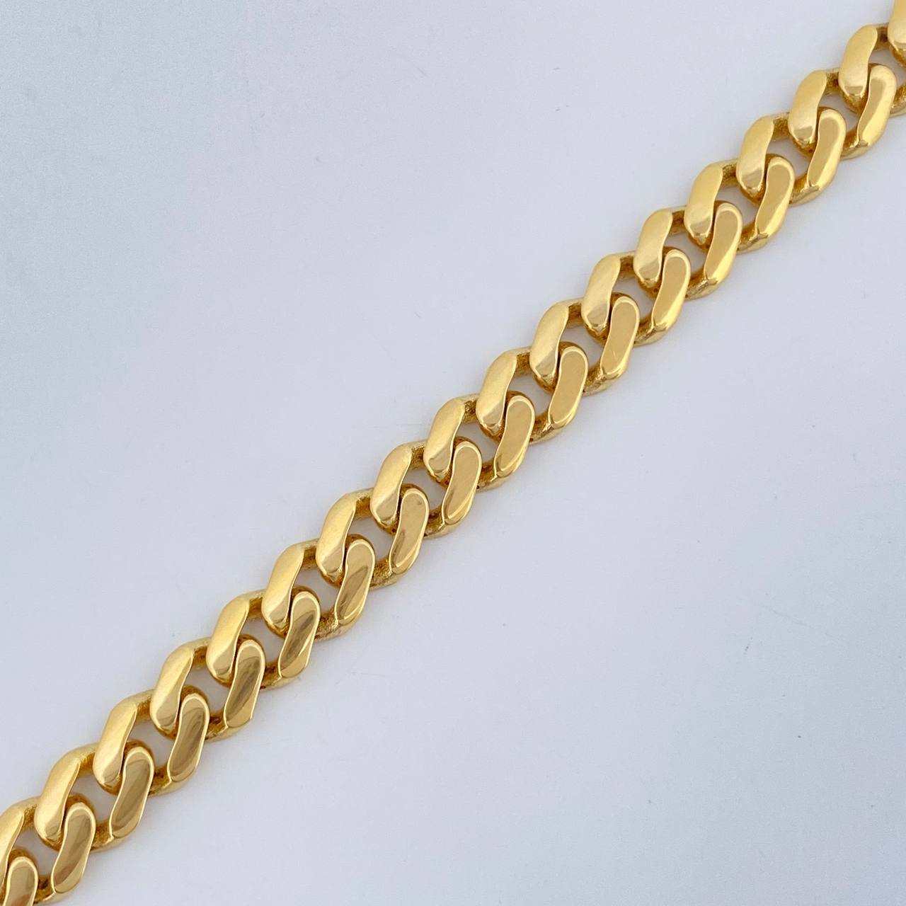Cuban Links Bracelet Infinity 7.35gr / 8.3in / 18K Gold +2$