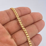 Cuban Links Bracelet Infinity 7.35gr / 8.3in / 18K Gold +2$