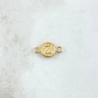 Herraje Letra Z 0.35gr / 1.5cm / Circulo Texturizado Oro Amarillo 18K *