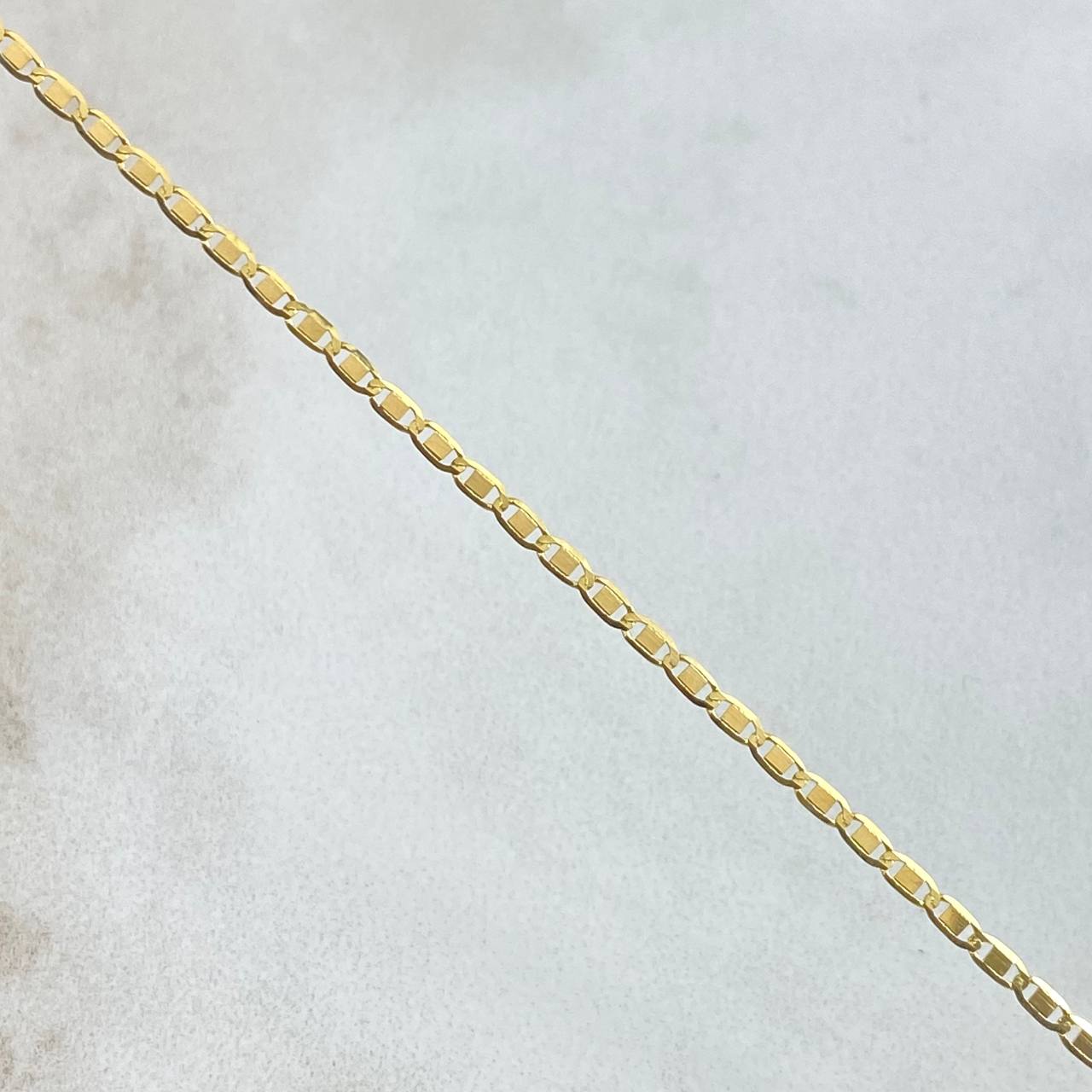 Flat Anchor Chain 2.15gr / 50cm / +3 18K Gold *