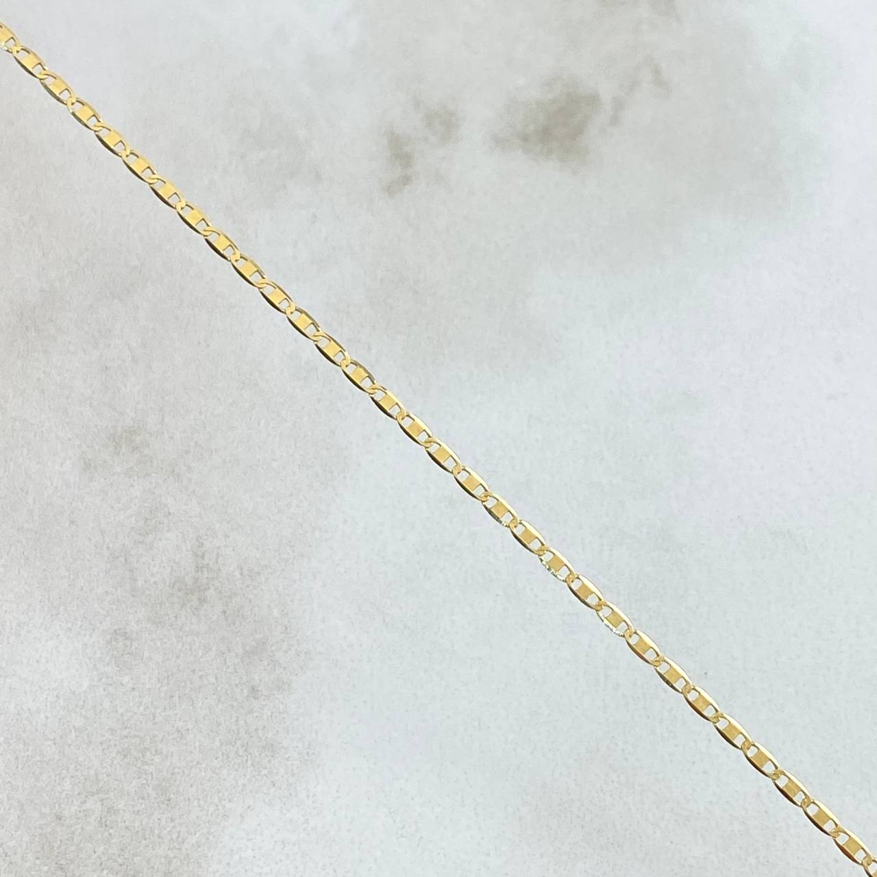 Flat Anchor Chain 1.35gr / 17 3/4 in / 18K Gold +3 ©