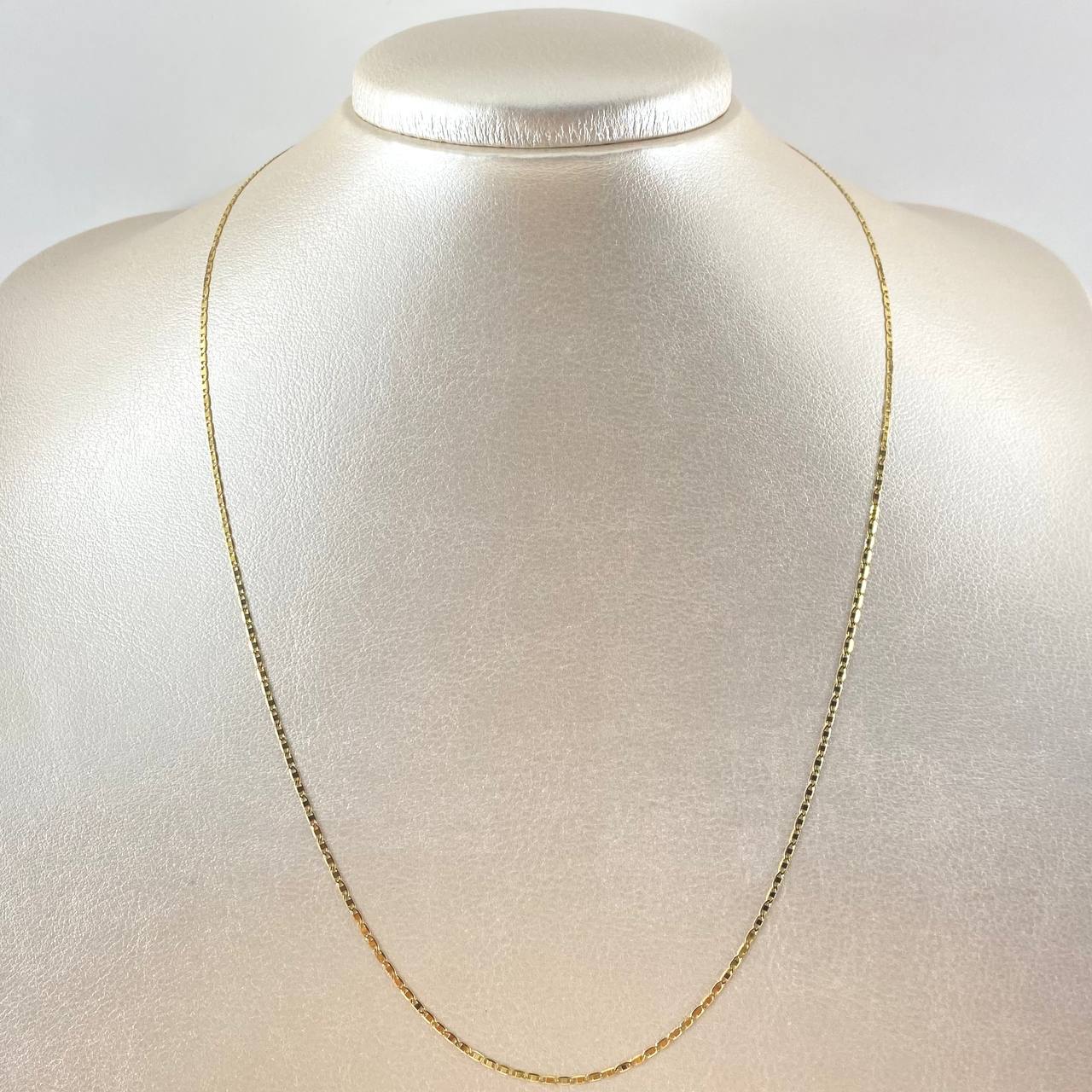 Flat Anchor Chain 1.55gr / 19 3/4 in / 18K Gold +3 ©