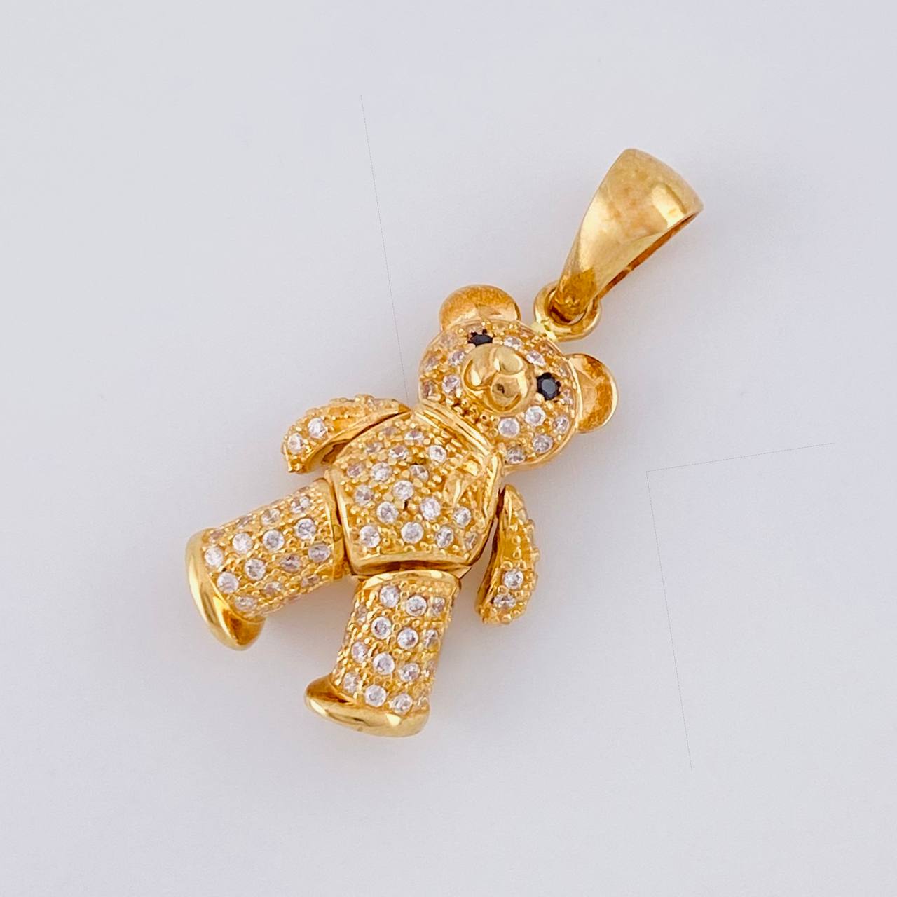 Dije Oso Articulado 4.55 g / 1 1/4 in Oro Amarillo 18K
