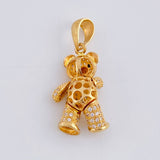 Dije Oso Articulado 4.55 g / 1 1/4 in Oro Amarillo 18K