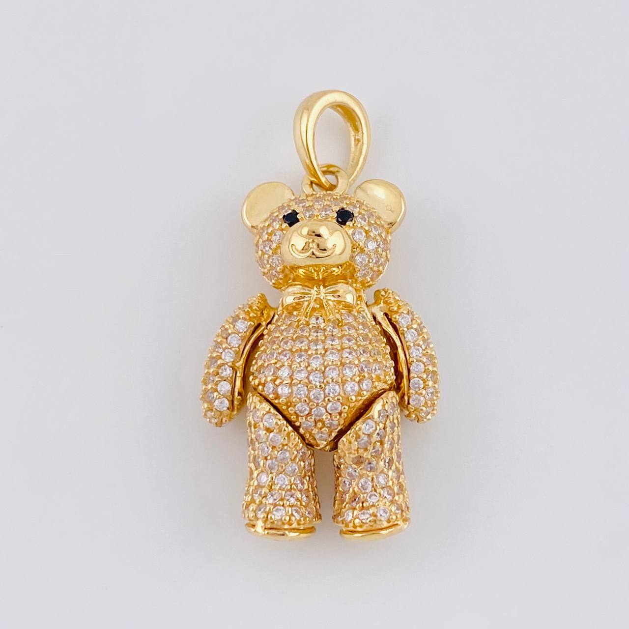 Dije Oso Reticulado 8.55 g / 1 1/2 in Oro Amarillo 18K