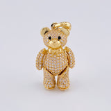 Dije Oso Reticulado 8.55 g / 1 1/2 in Oro Amarillo 18K