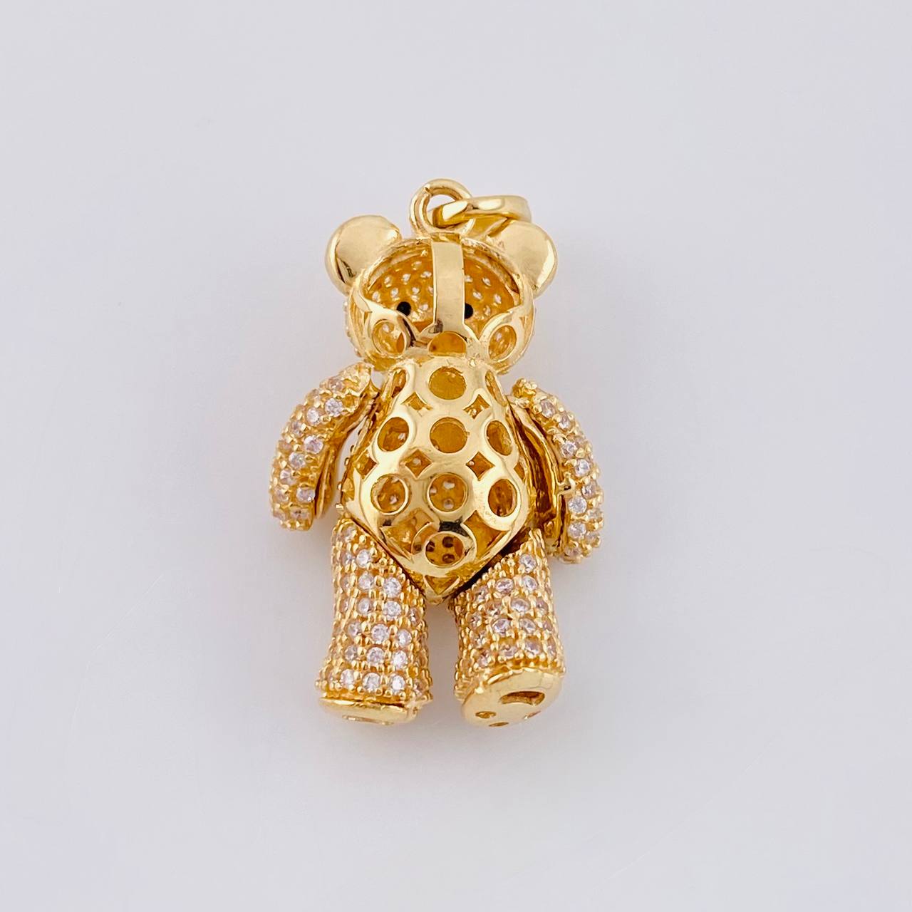 Dije Oso Reticulado 8.55 g / 1 1/2 in Oro Amarillo 18K