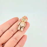 Dije Oso Reticulado 8.55 g / 1 1/2 in Oro Amarillo 18K