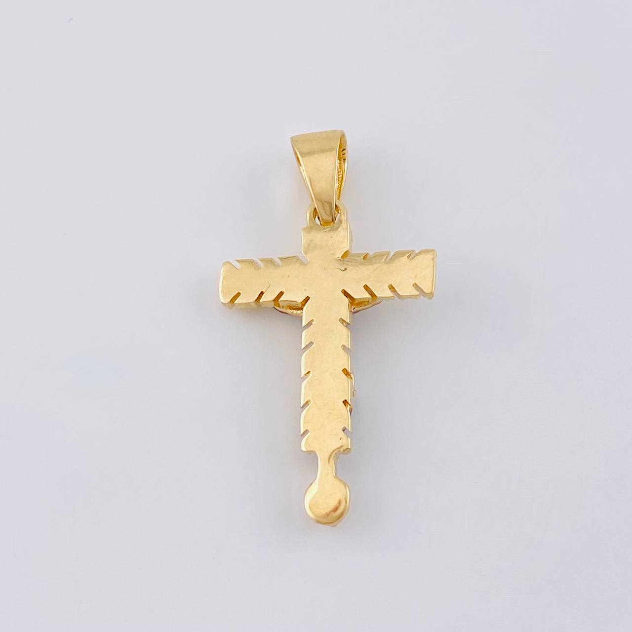 Pendant Christ Lord Of Miracles 4.6 g / 1 1/2 in Three Golds 18K