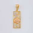 Dije Cien Dolares 3.35 g / 3/4 in Tres Oros 18K