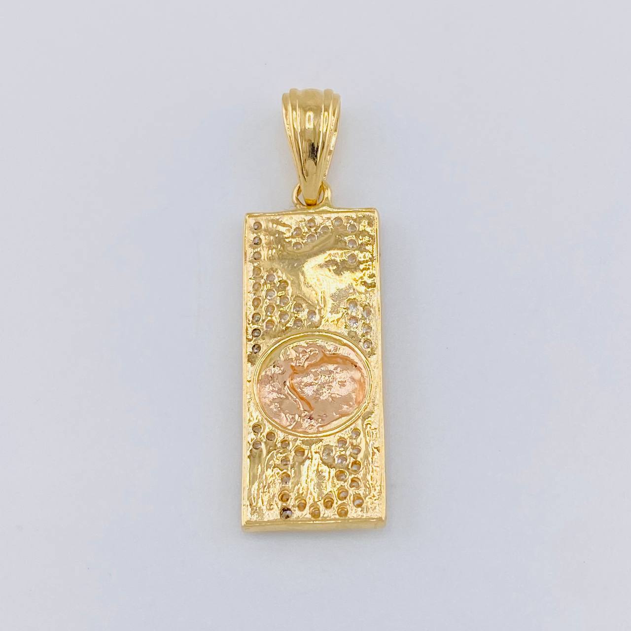 Dije Cien Dolares 3.35 g / 3/4 in Tres Oros 18K
