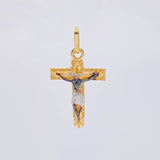 Dije Cristo Señor De Los Milagros 1.5 g / 1 in Tres Oros 18K