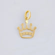 Dije Corona 0.2 g / 1/2 in Oro Amarillo 18K