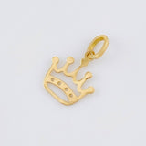 Dije Corona 0.2 g / 1/2 in Oro Amarillo 18K