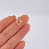 Dije Corona 0.2 g / 1/2 in Oro Amarillo 18K