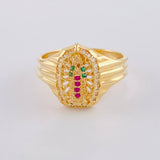 Our Lady of Guadalupe Ring 3.75 g / T6 18K Yellow Gold