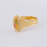 Our Lady of Guadalupe Ring 3.75 g / T6 18K Yellow Gold