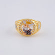 Saint Michael Archangel Ring 6.15 g / T8 3/4 Three Golds 18K