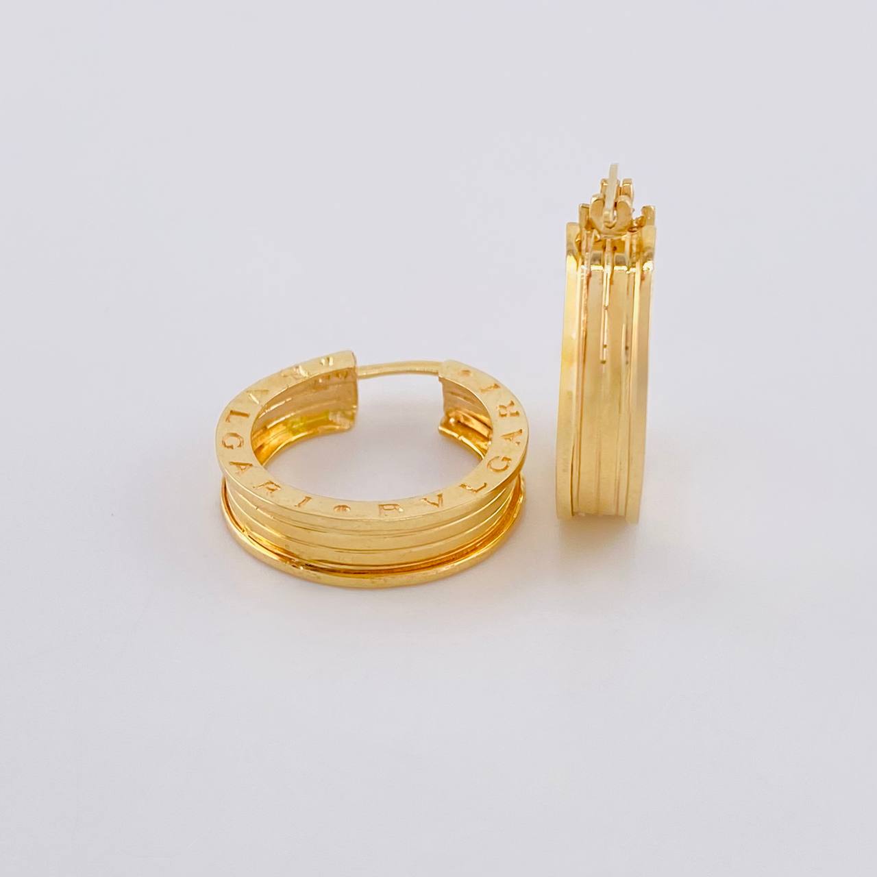 Candongas Rústicas 8.3 g / 1 1/4 in Oro Amarillo 18K