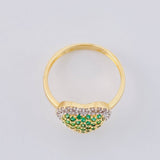 Puffy Heart Ring 2.75 g / T6 1/2 Yellow Gold 18K
