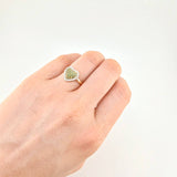 Puffy Heart Ring 2.75 g / T6 1/2 Yellow Gold 18K
