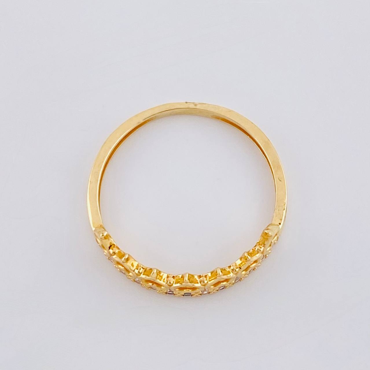 Crown Hearts Ring 1.35 g / T6 Yellow Gold 18K