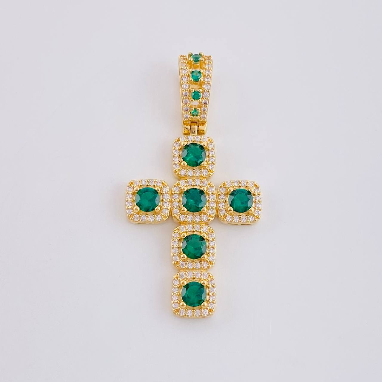 Dije Cruz Tupida 6.15 g / 1 3/4 in Oro Amarillo 18K