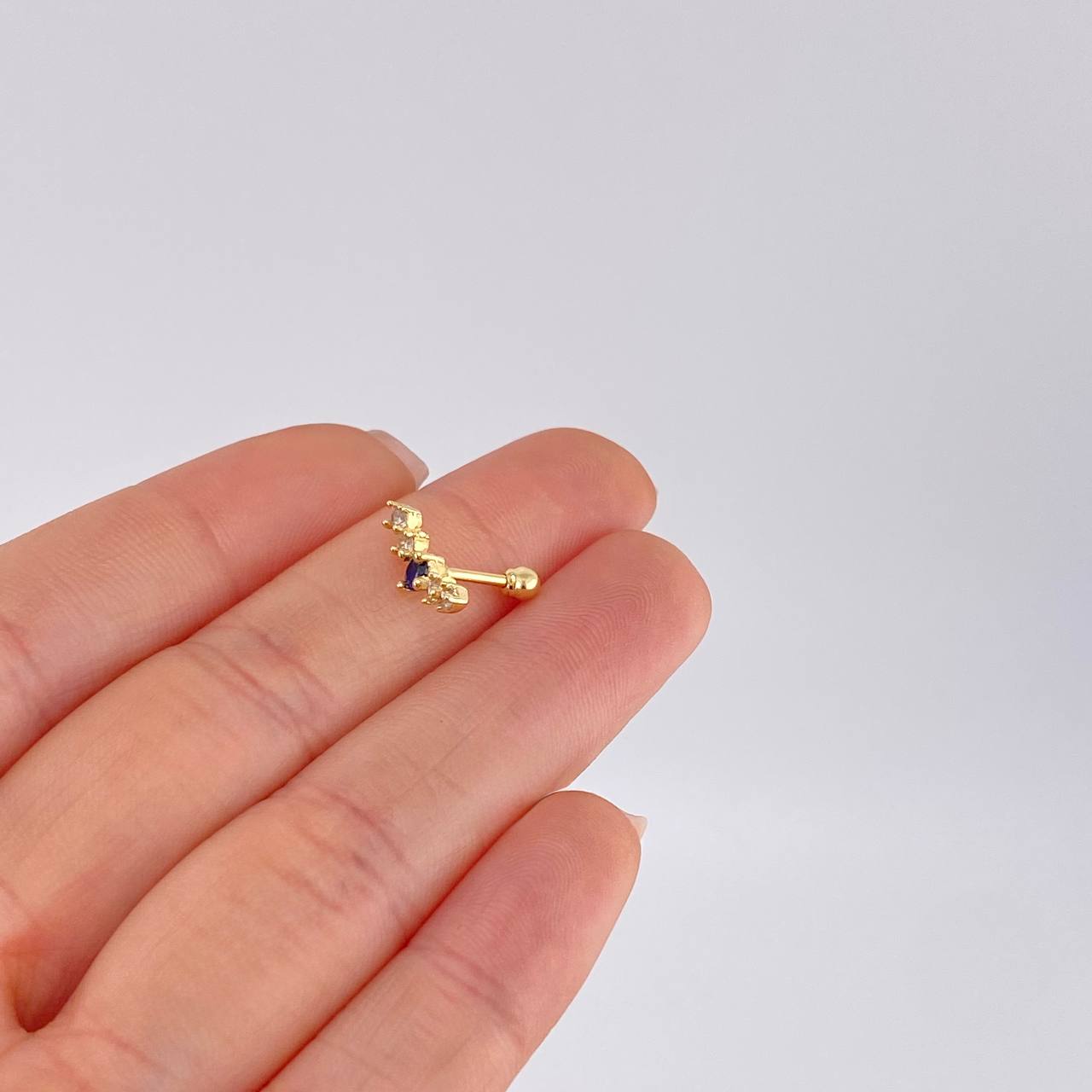Arc Piercing 0.85 g / 1/2 in 18K Yellow Gold