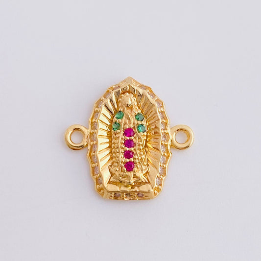 Charm Virgin of Guadalupe 1.15 g / 1/2 in 18K Yellow Gold