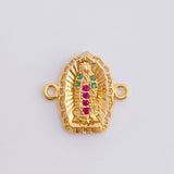 Herraje Virgen De Guadalupe 1.15 g / 1/2 in Oro Amarillo 18K