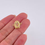 Herraje Virgen De Guadalupe 1.15 g / 1/2 in Oro Amarillo 18K