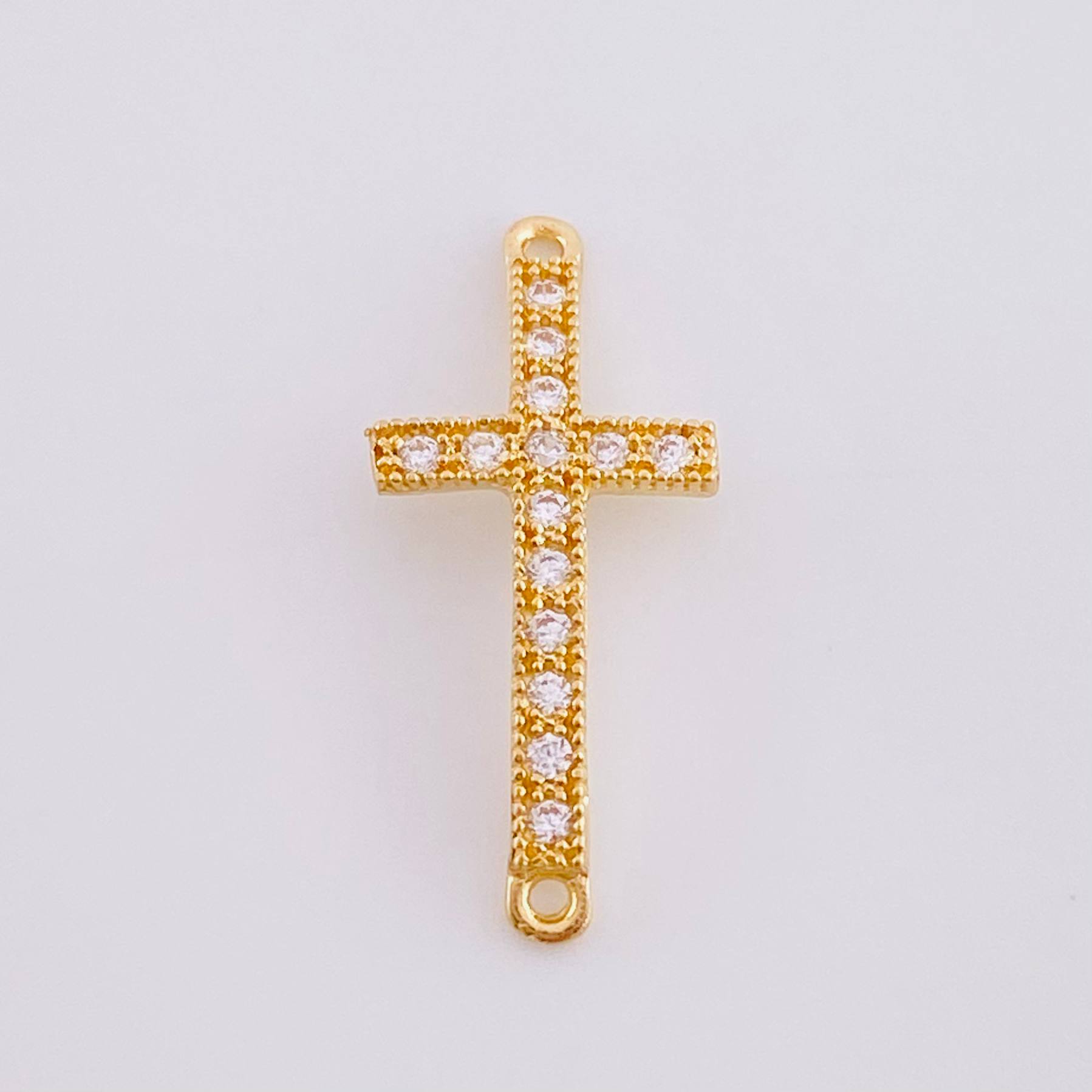 Herraje Cruz 0.75 g / 3/4 in Oro Amarillo 18K