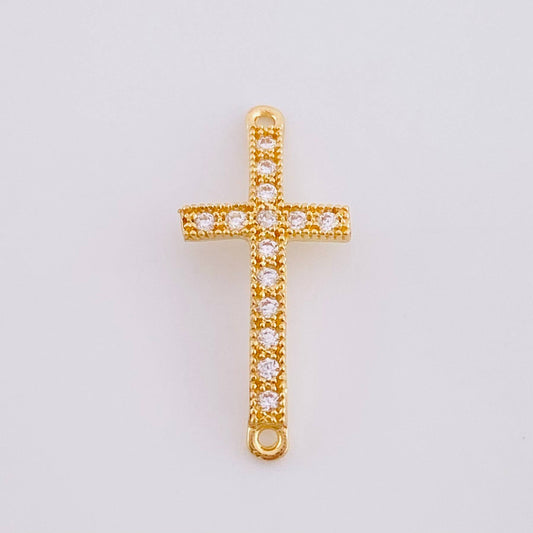Herraje Cruz 0.75 g / 3/4 in Oro Amarillo 18K