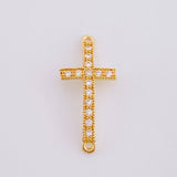 Herraje Cruz 0.75 g / 3/4 in Oro Amarillo 18K