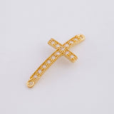 Herraje Cruz 0.75 g / 3/4 in Oro Amarillo 18K